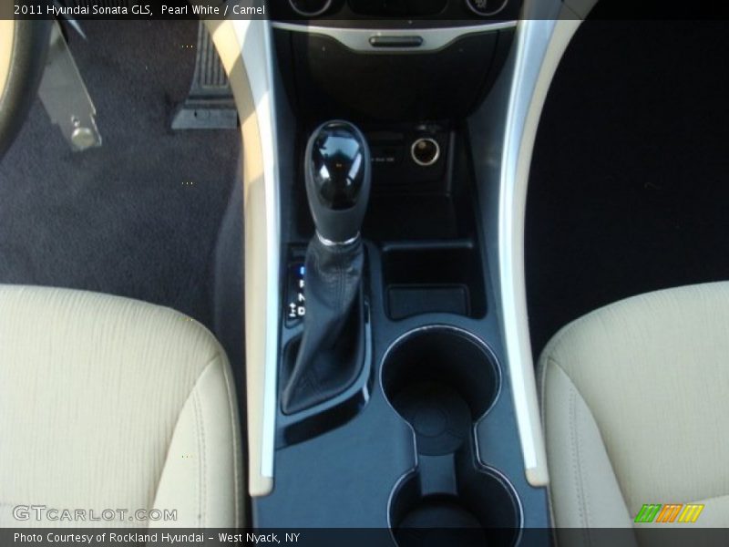 Pearl White / Camel 2011 Hyundai Sonata GLS