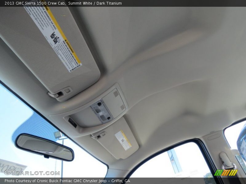 Summit White / Dark Titanium 2013 GMC Sierra 1500 Crew Cab