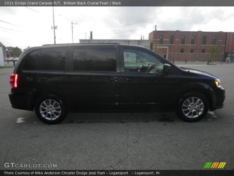 Brilliant Black Crystal Pearl / Black 2013 Dodge Grand Caravan R/T
