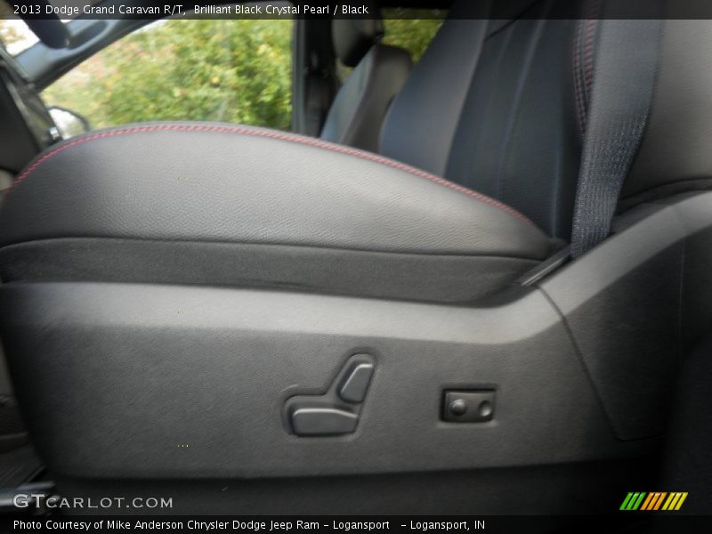 Brilliant Black Crystal Pearl / Black 2013 Dodge Grand Caravan R/T