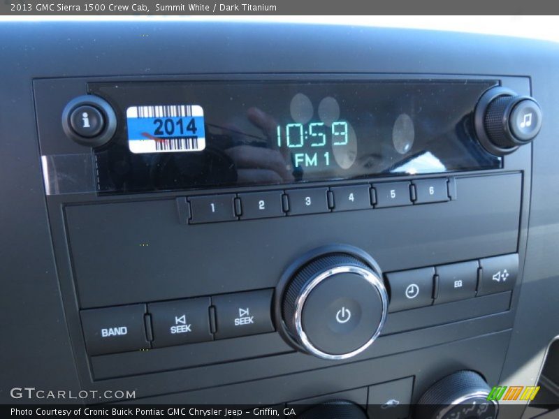 Audio System of 2013 Sierra 1500 Crew Cab