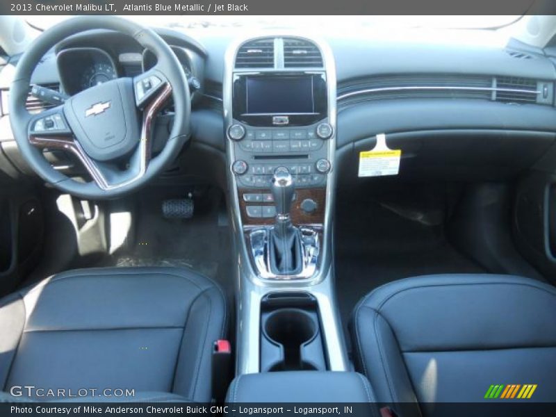 Atlantis Blue Metallic / Jet Black 2013 Chevrolet Malibu LT