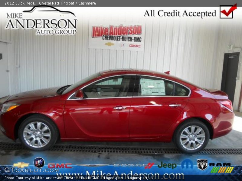 Crystal Red Tintcoat / Cashmere 2012 Buick Regal