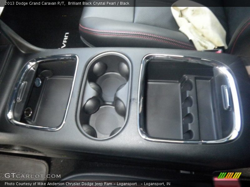 Brilliant Black Crystal Pearl / Black 2013 Dodge Grand Caravan R/T