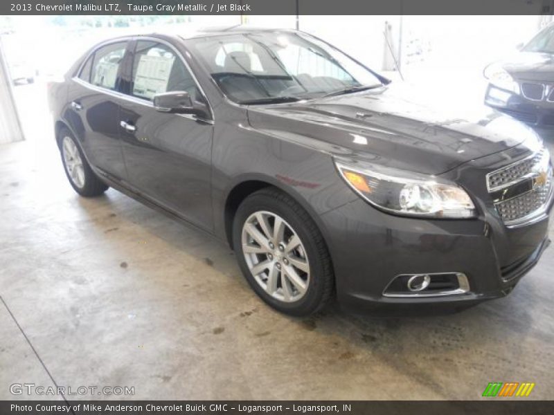 Taupe Gray Metallic / Jet Black 2013 Chevrolet Malibu LTZ