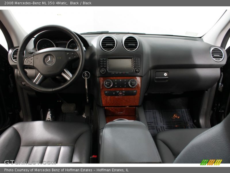 Black / Black 2008 Mercedes-Benz ML 350 4Matic