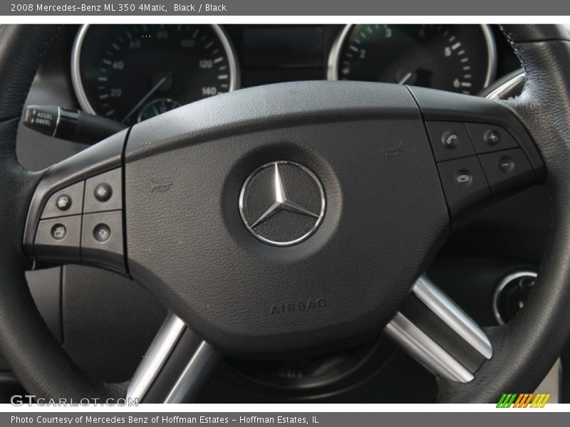 Black / Black 2008 Mercedes-Benz ML 350 4Matic