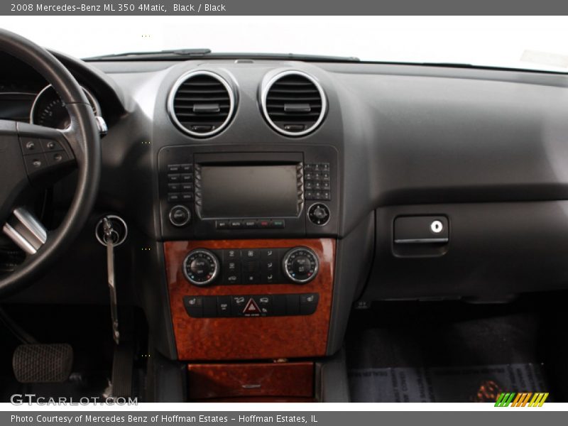 Black / Black 2008 Mercedes-Benz ML 350 4Matic