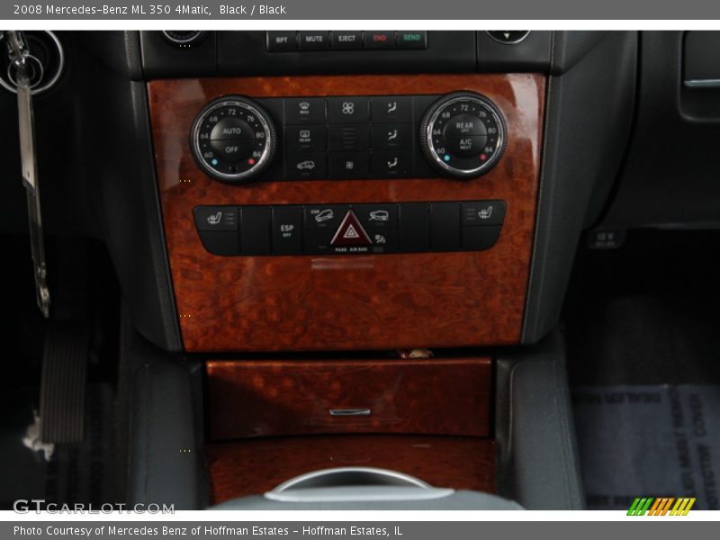 Black / Black 2008 Mercedes-Benz ML 350 4Matic