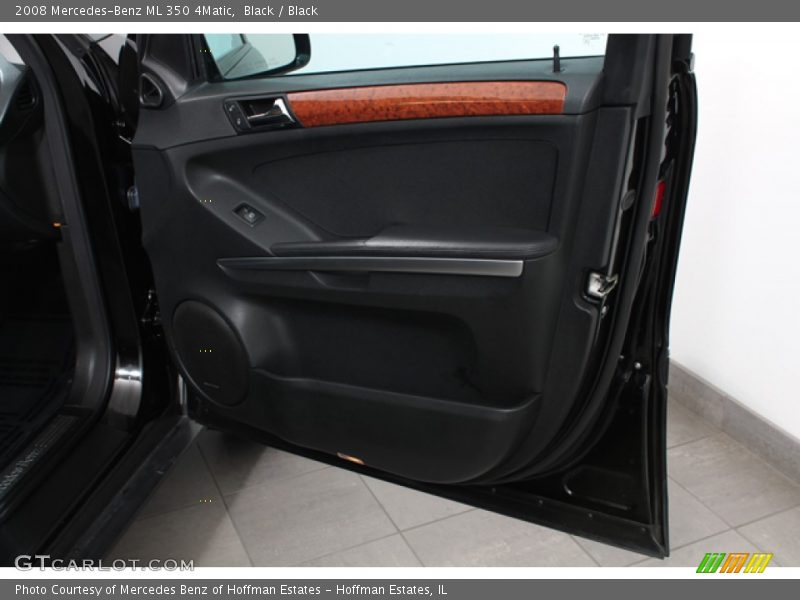 Black / Black 2008 Mercedes-Benz ML 350 4Matic