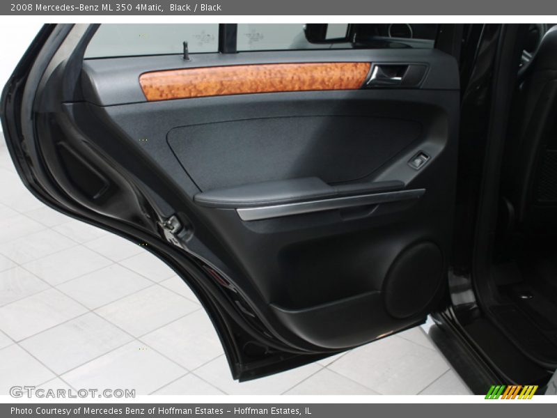 Black / Black 2008 Mercedes-Benz ML 350 4Matic