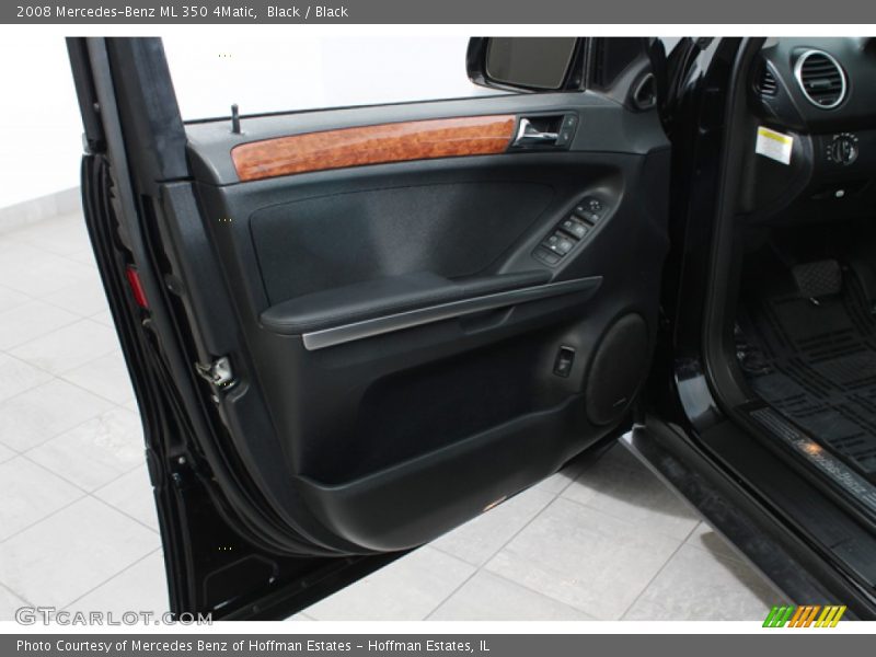Black / Black 2008 Mercedes-Benz ML 350 4Matic