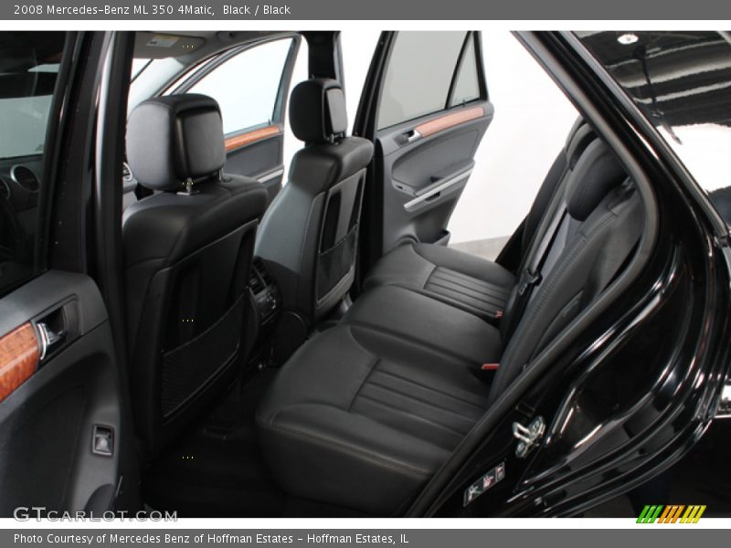 Black / Black 2008 Mercedes-Benz ML 350 4Matic