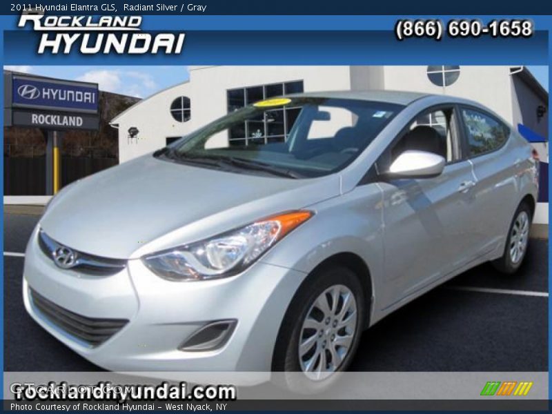 Radiant Silver / Gray 2011 Hyundai Elantra GLS