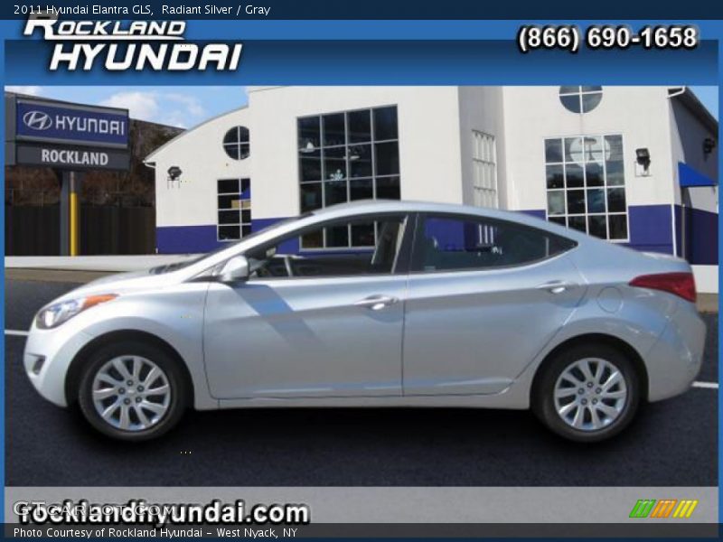 Radiant Silver / Gray 2011 Hyundai Elantra GLS