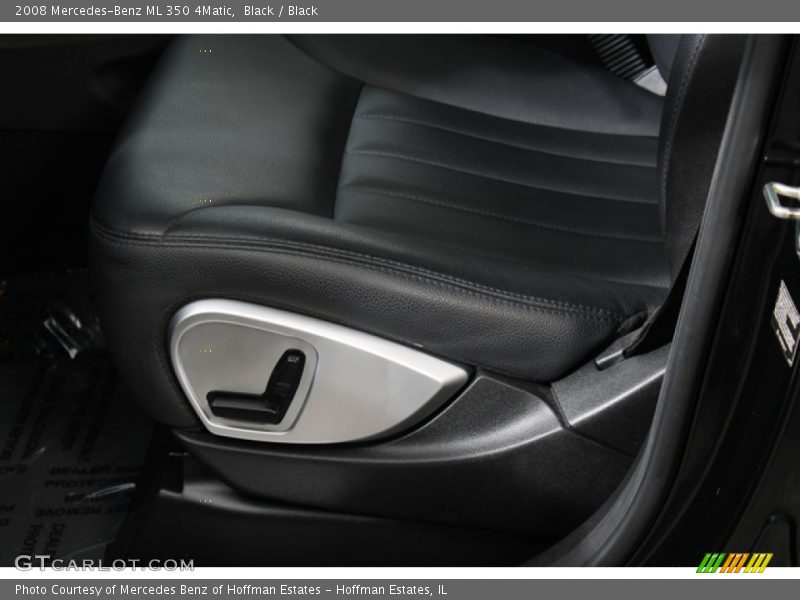 Black / Black 2008 Mercedes-Benz ML 350 4Matic