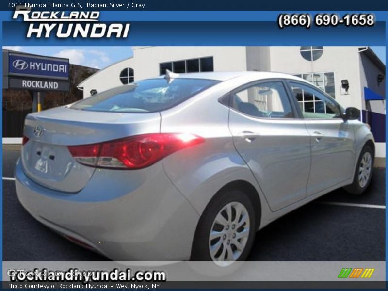 Radiant Silver / Gray 2011 Hyundai Elantra GLS