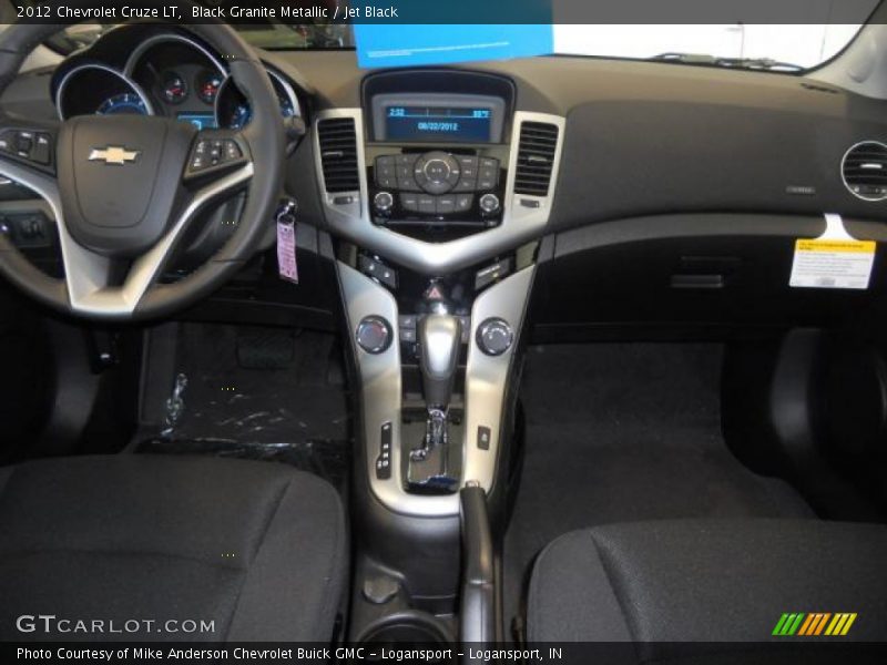 Black Granite Metallic / Jet Black 2012 Chevrolet Cruze LT