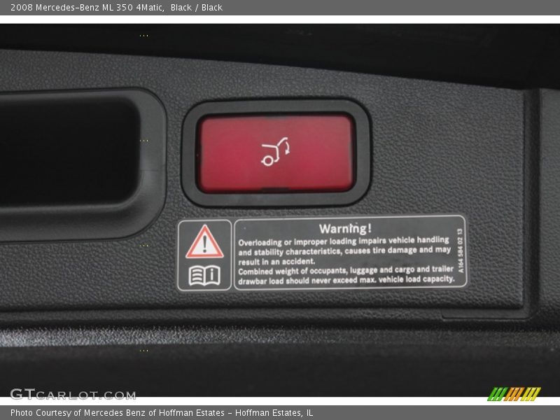 Black / Black 2008 Mercedes-Benz ML 350 4Matic
