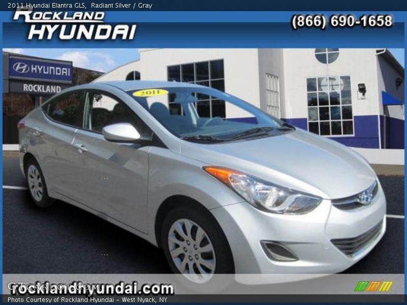 Radiant Silver / Gray 2011 Hyundai Elantra GLS