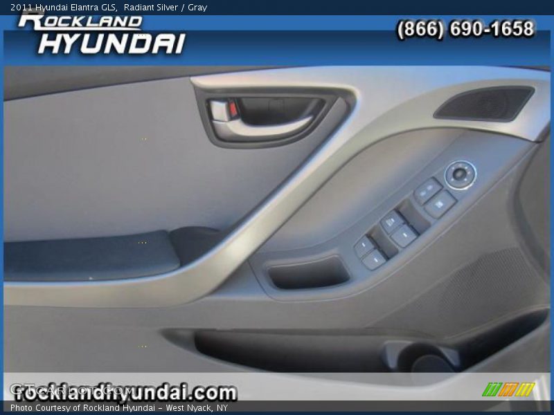 Radiant Silver / Gray 2011 Hyundai Elantra GLS