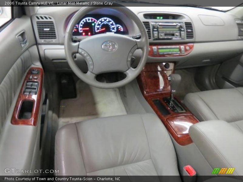 Lunar Mist Metallic / Stone Gray 2006 Toyota Camry XLE V6