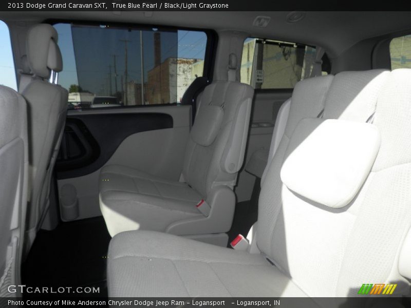True Blue Pearl / Black/Light Graystone 2013 Dodge Grand Caravan SXT