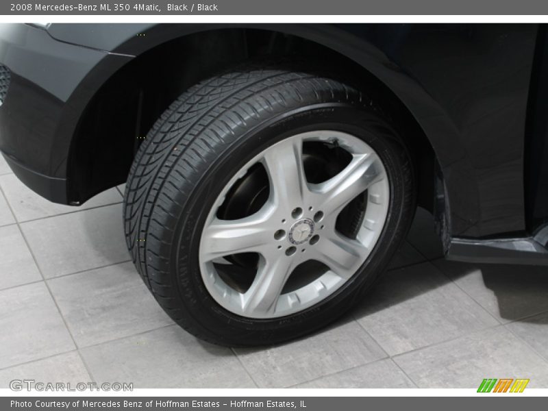 Black / Black 2008 Mercedes-Benz ML 350 4Matic