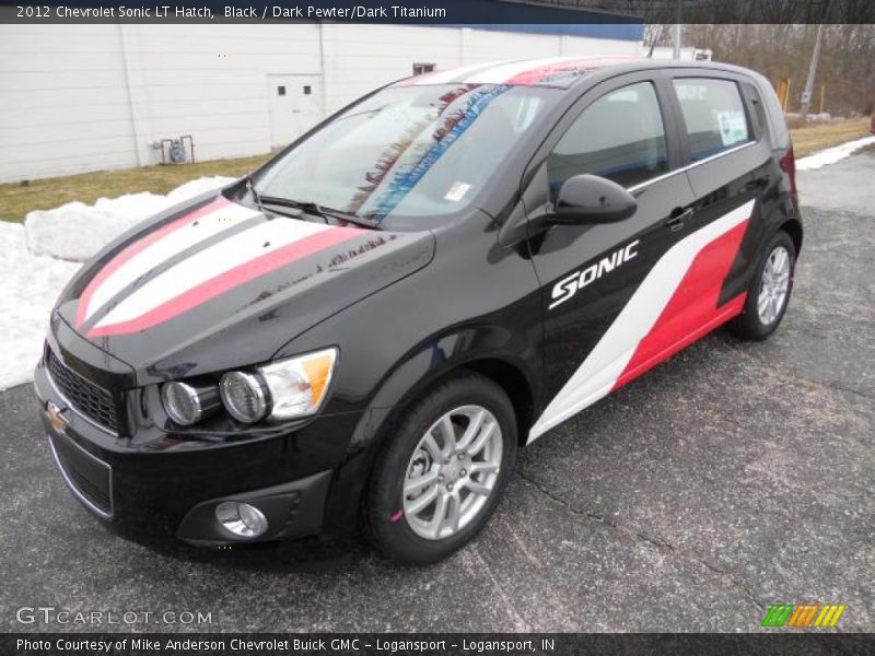 Black / Dark Pewter/Dark Titanium 2012 Chevrolet Sonic LT Hatch