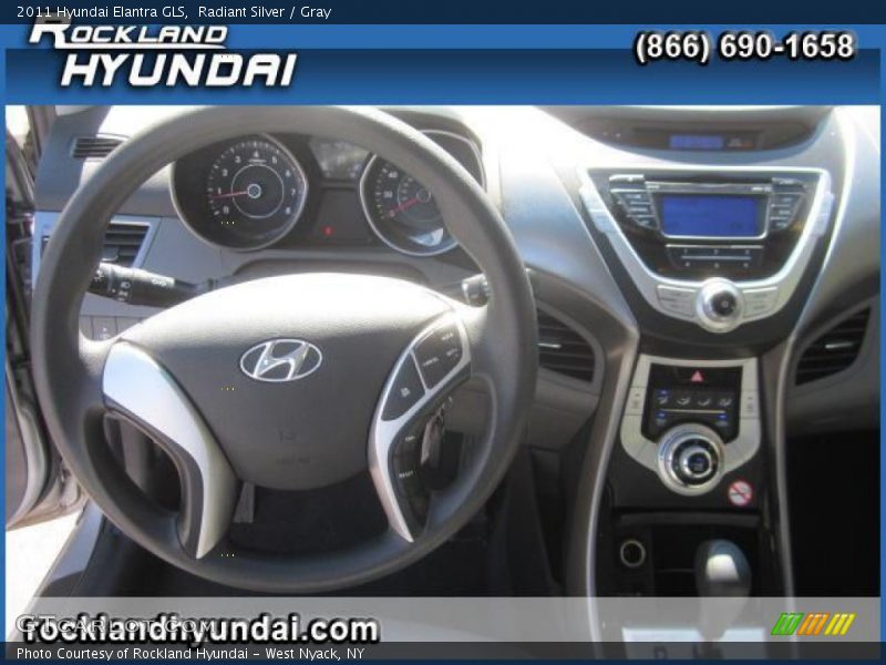 Radiant Silver / Gray 2011 Hyundai Elantra GLS