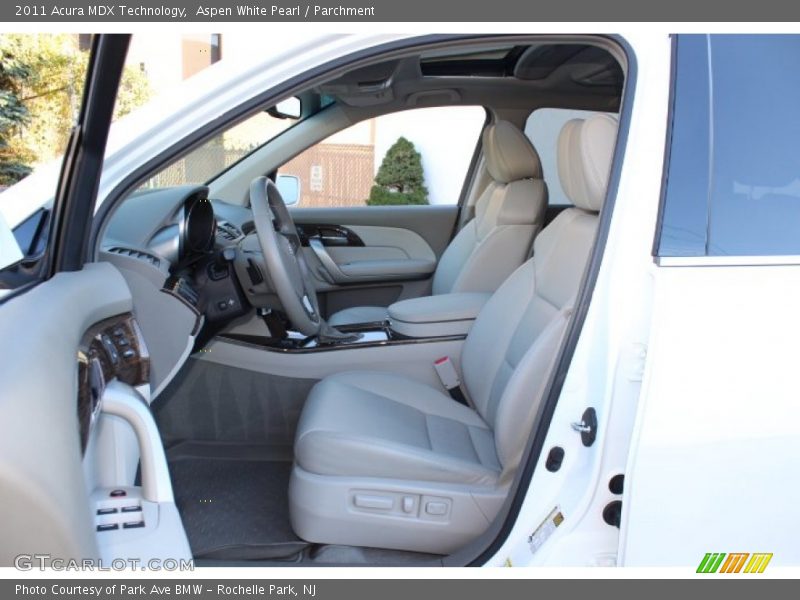 Aspen White Pearl / Parchment 2011 Acura MDX Technology