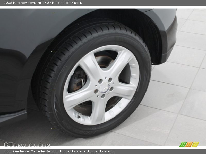 Black / Black 2008 Mercedes-Benz ML 350 4Matic