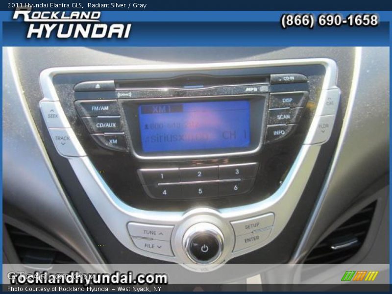 Radiant Silver / Gray 2011 Hyundai Elantra GLS