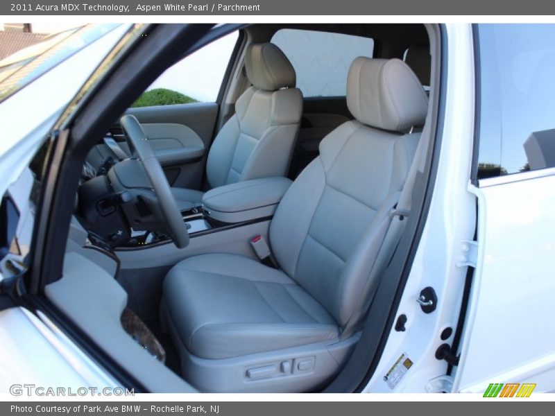 Aspen White Pearl / Parchment 2011 Acura MDX Technology