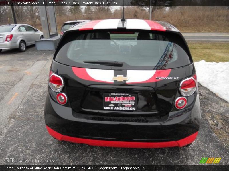 Black / Dark Pewter/Dark Titanium 2012 Chevrolet Sonic LT Hatch
