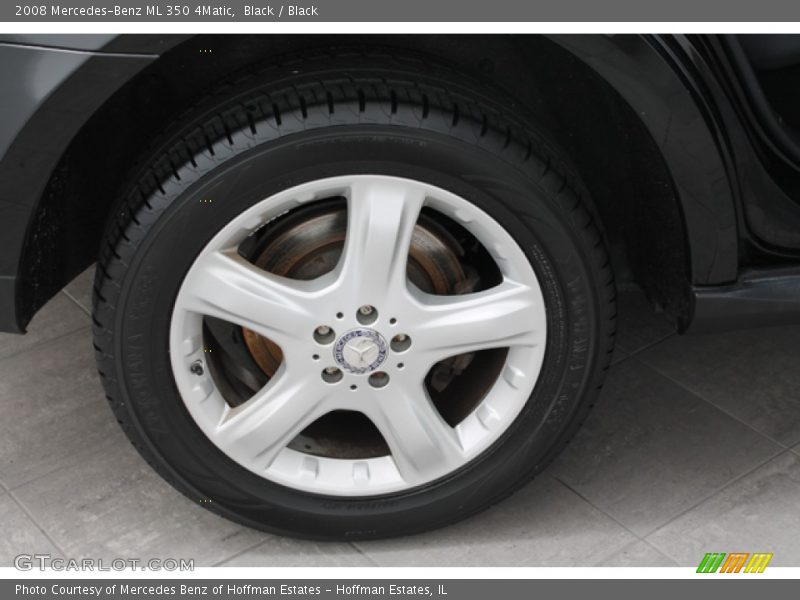 Black / Black 2008 Mercedes-Benz ML 350 4Matic