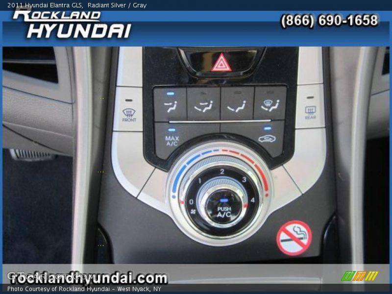 Radiant Silver / Gray 2011 Hyundai Elantra GLS