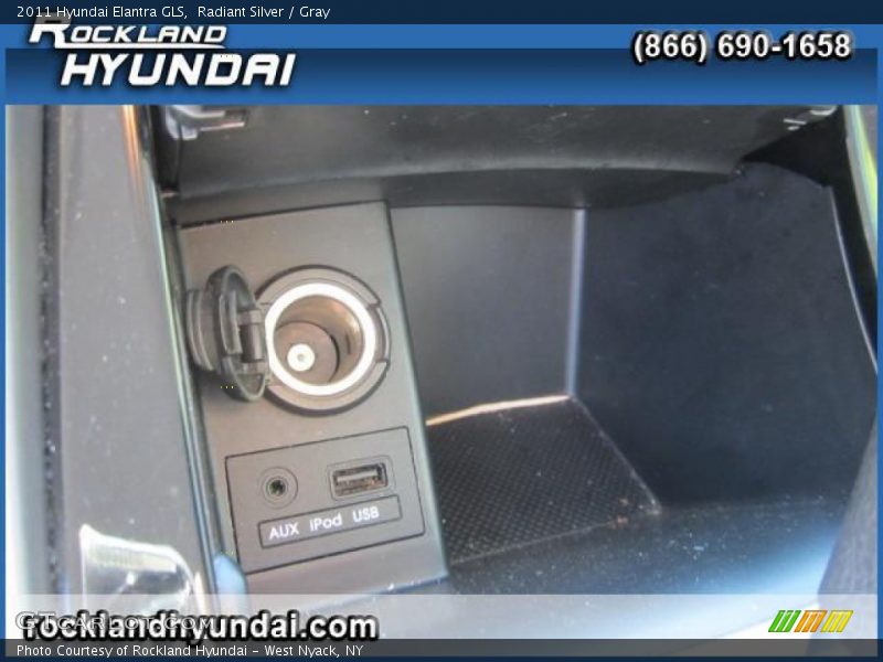Radiant Silver / Gray 2011 Hyundai Elantra GLS