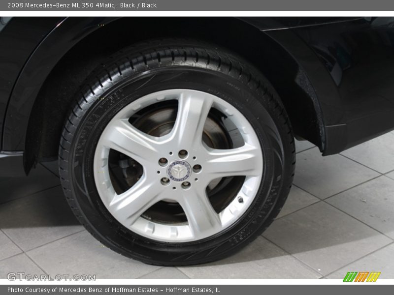Black / Black 2008 Mercedes-Benz ML 350 4Matic