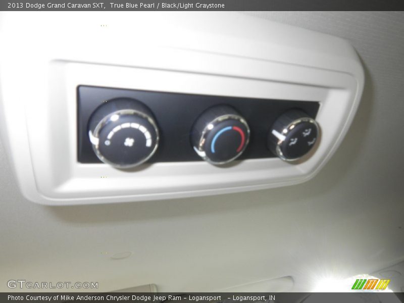 True Blue Pearl / Black/Light Graystone 2013 Dodge Grand Caravan SXT