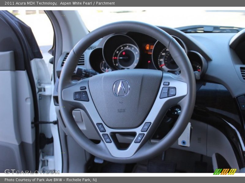Aspen White Pearl / Parchment 2011 Acura MDX Technology