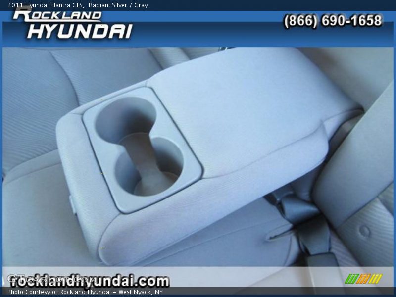 Radiant Silver / Gray 2011 Hyundai Elantra GLS