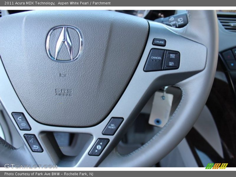 Aspen White Pearl / Parchment 2011 Acura MDX Technology