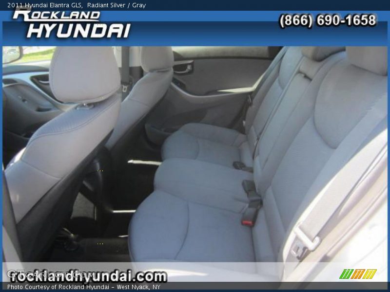 Radiant Silver / Gray 2011 Hyundai Elantra GLS