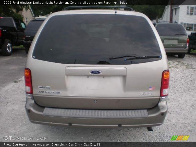 Light Parchment Gold Metallic / Medium Parchment Beige 2002 Ford Windstar Limited