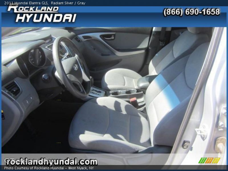 Radiant Silver / Gray 2011 Hyundai Elantra GLS
