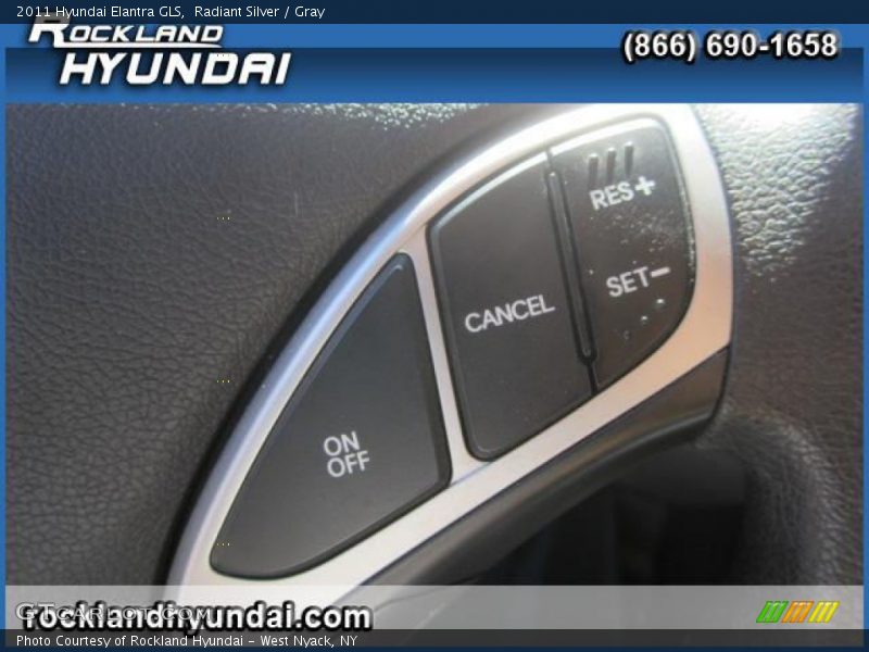 Radiant Silver / Gray 2011 Hyundai Elantra GLS