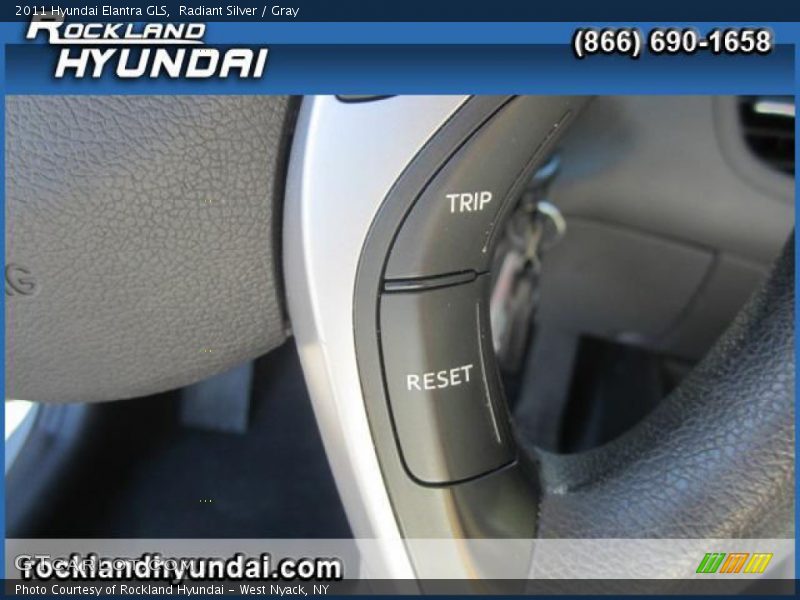 Radiant Silver / Gray 2011 Hyundai Elantra GLS