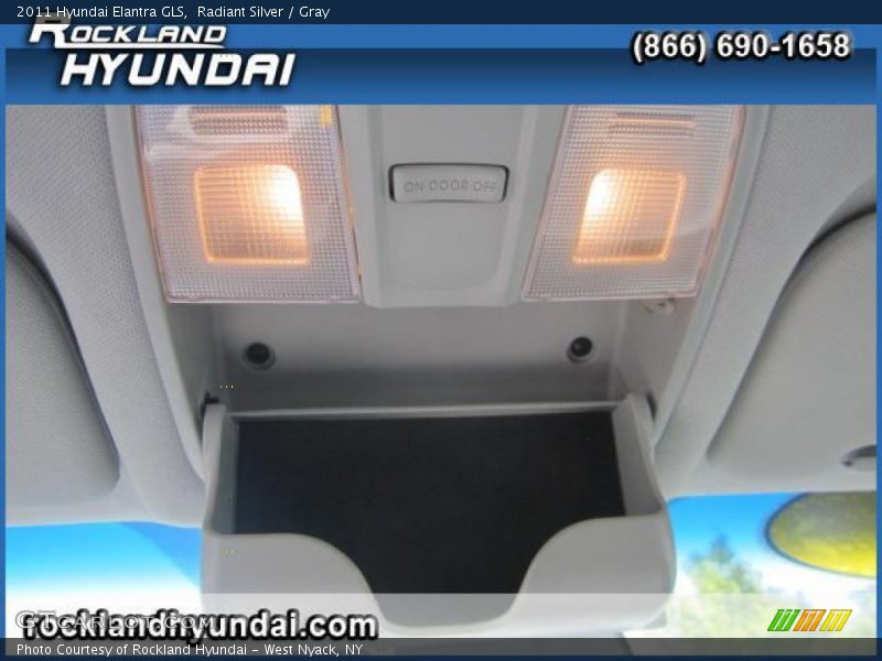 Radiant Silver / Gray 2011 Hyundai Elantra GLS