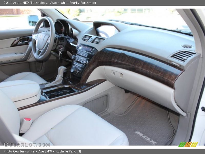 Aspen White Pearl / Parchment 2011 Acura MDX Technology